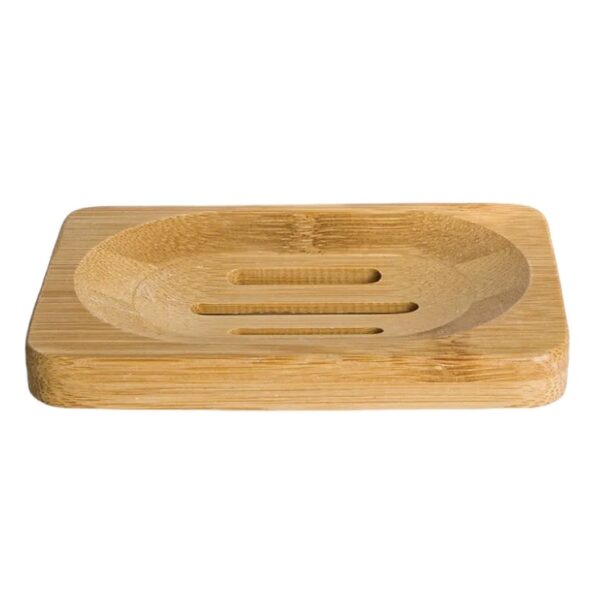 Herbaterapia Jabonera rectangular de bambú
