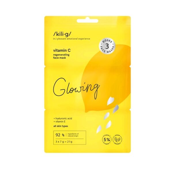 Killig Mascarilla facial regeneradora con vitamina C