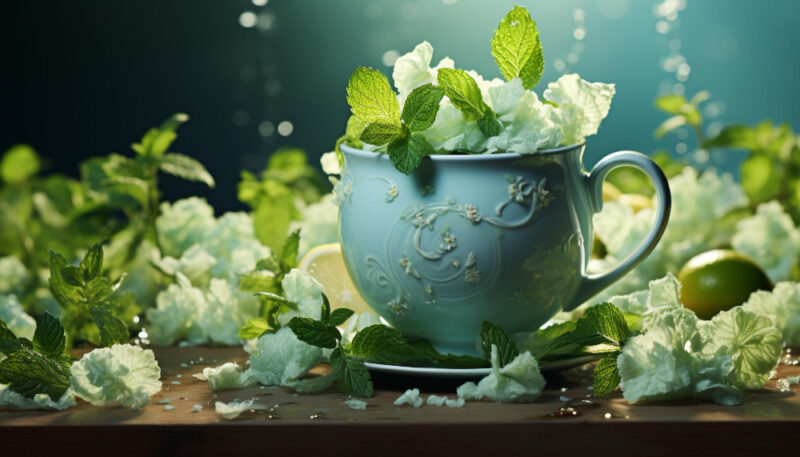 Historia relatada de la menta piperita