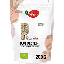 Proteína plus cañamo, guisante, algarroba