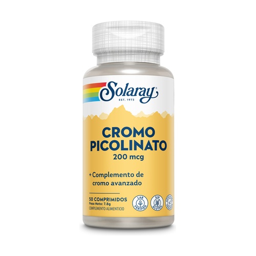 Cromo picolinate de Solaray 50 comprimidos 0828